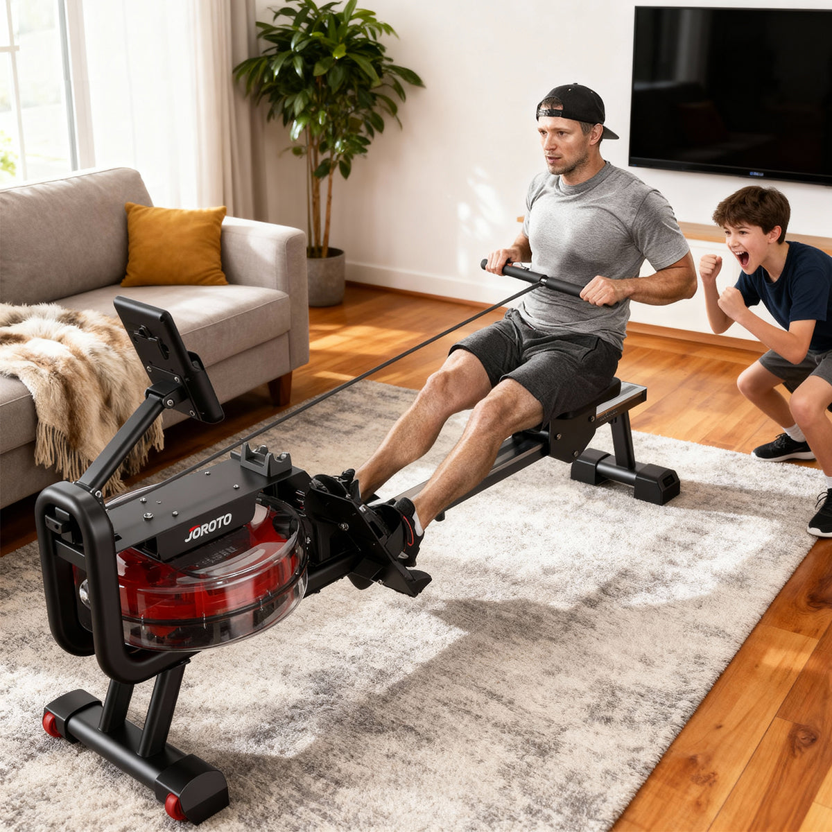 JOROTO MR23 Premium Rudergerät mit Wasserwiderstand