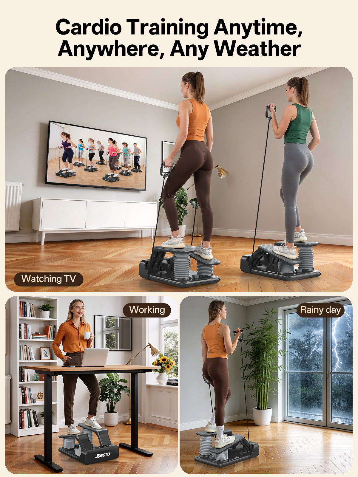 JOROTO JS300 Air Resistance Mini Stepper