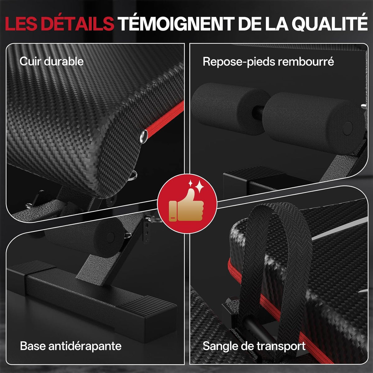 JOROTO Pasyou PA350 Adjustable & Foldable Weight Bench for Home Gym
