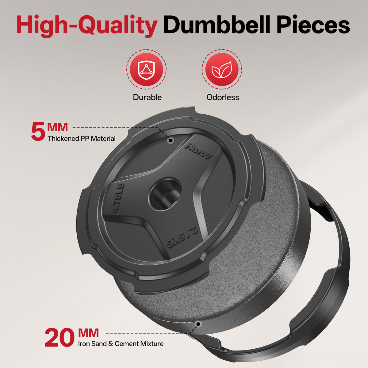JOROTO Pasyou PD25 Adjustable Dumbbells Set for Home Gym