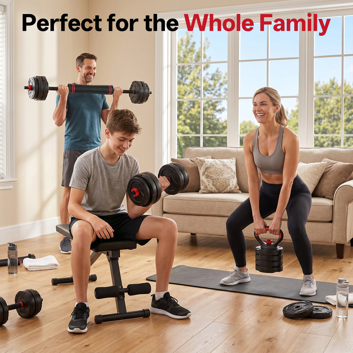 JOROTO Pasyou PD25 Adjustable Dumbbells Set for Home Gym