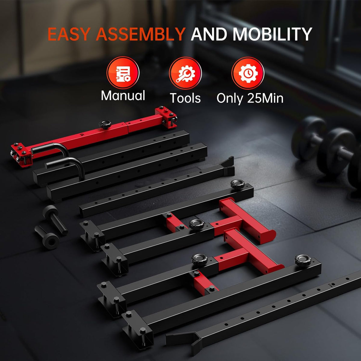 JOROTO Pasyou SR20 Squat Rack For Home Gym