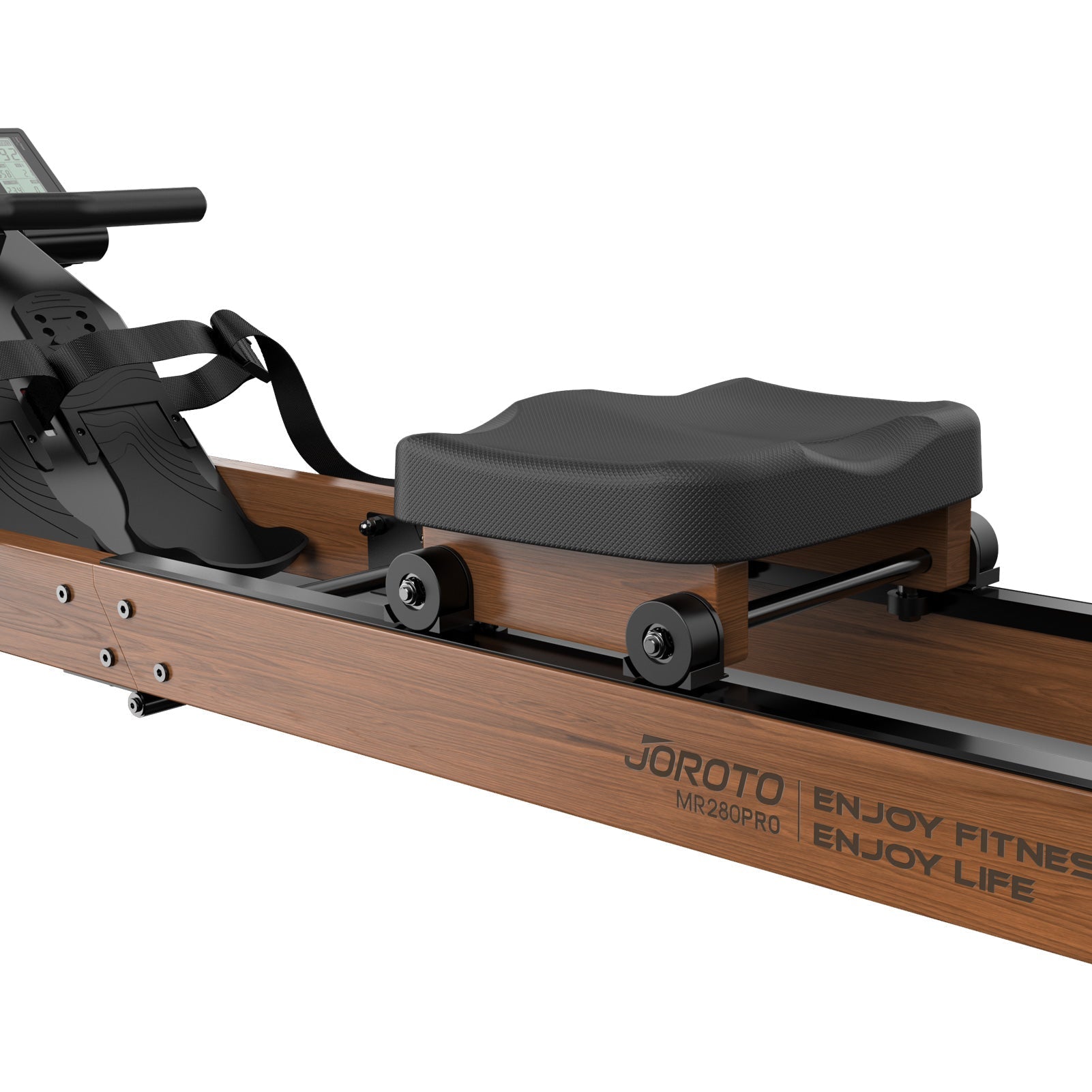 JOROTO MR280PRO Solid Oak Water Rowing Machine - Jorotofitness