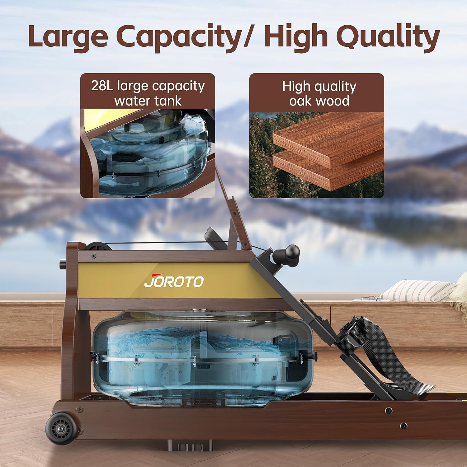 JOROTO MR380C Water Rowing Machine – Crafted for Performance, Built for Your Home - Jorotofitness