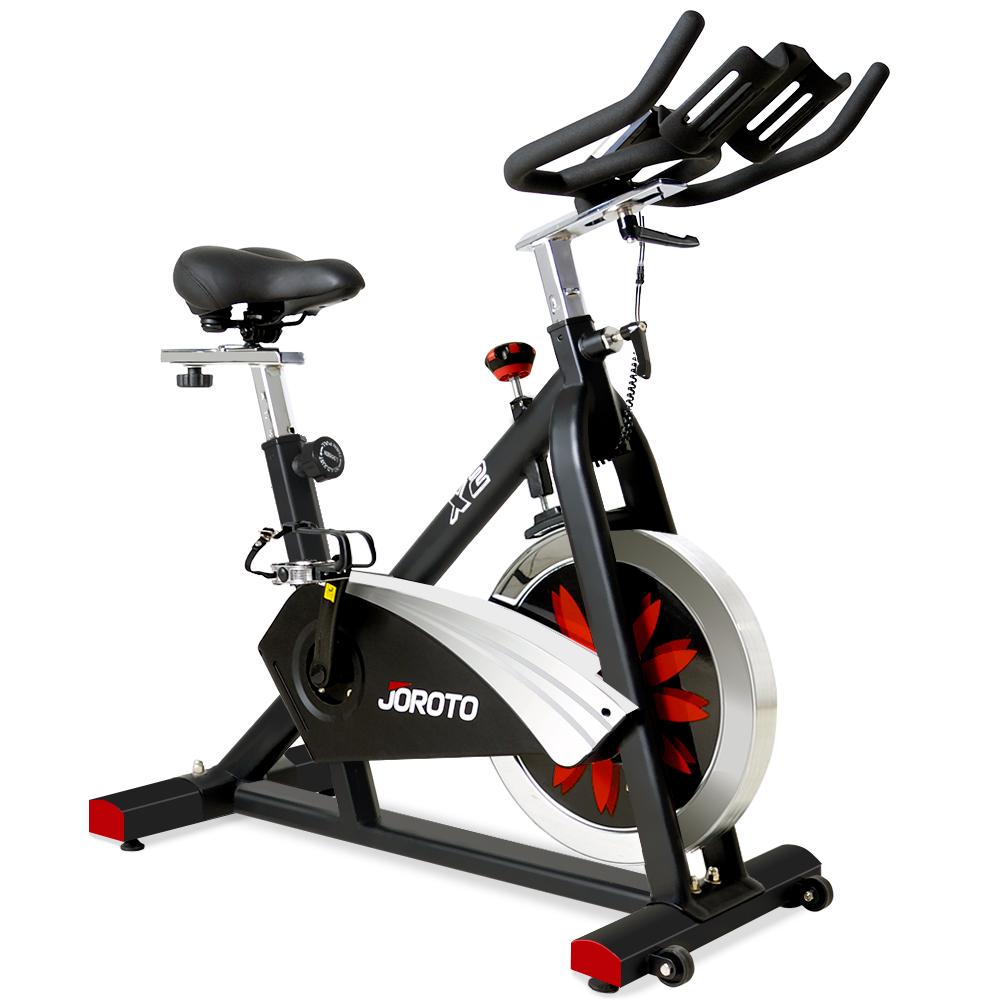 Magnetic Indoor Cycling Bike with Belt Drive - JOROTO X2 (updated 300 lbs weight capacity) - jorotofitness