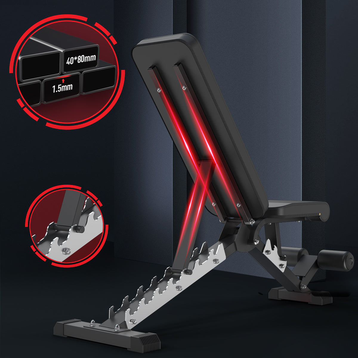 JOROTO MD60 Utility Adjustable Weight Bench