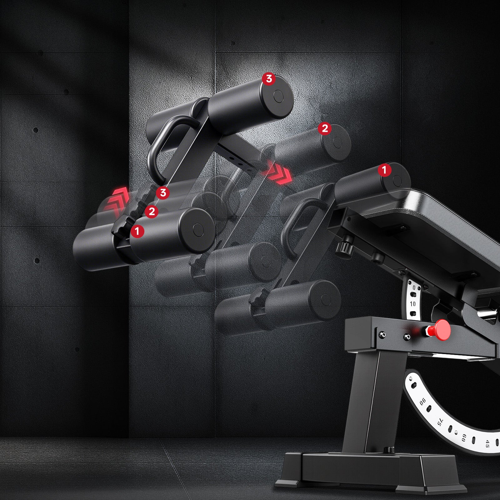 JORODO MD65 Verstellbare Hantelbank