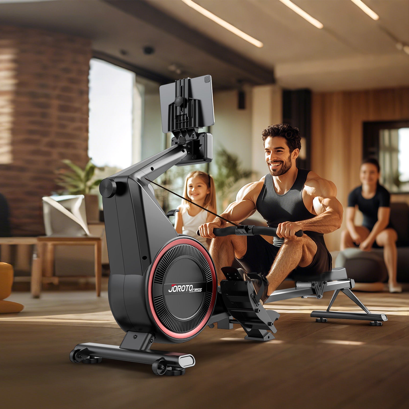 JOROTO MR55 Luft-Magnet Dualwiderstands-Rudergerät