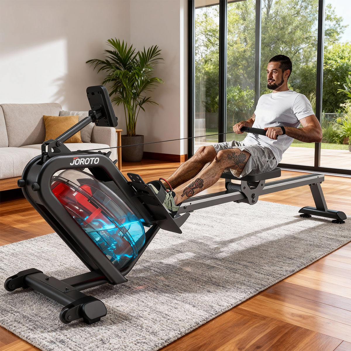 JOROTO MR26 YAMO-serie waterroeier – opvouwbare roeier voor thuis voor een full-body workout