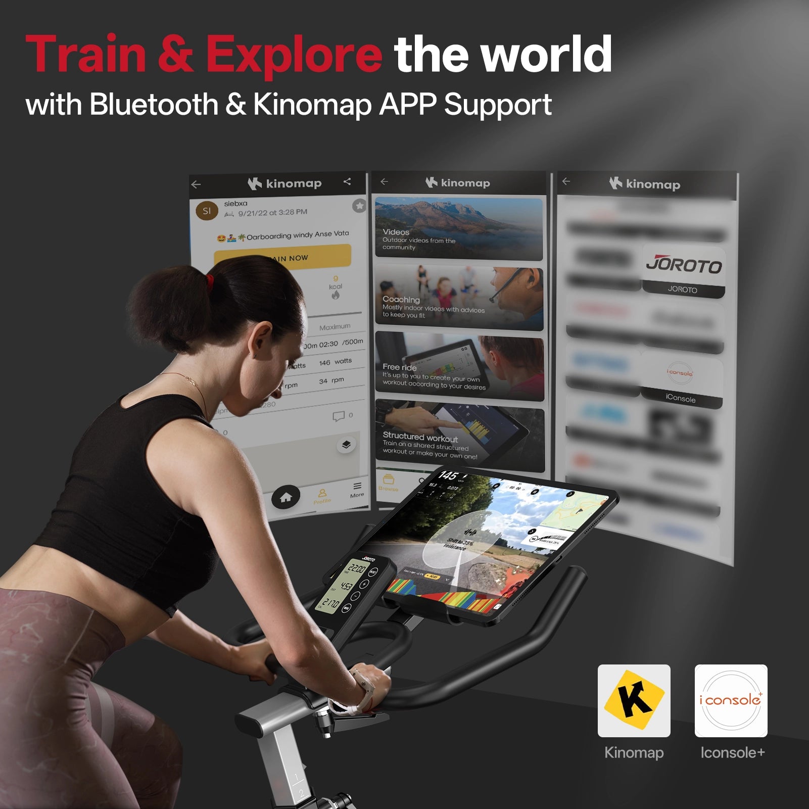 JOROTO X2PRO Bluetooth Stationaire Hometrainer