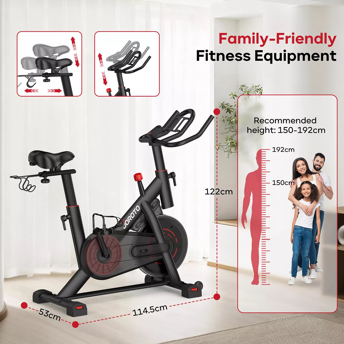 JOROTO JK10 indoor spinningfiets