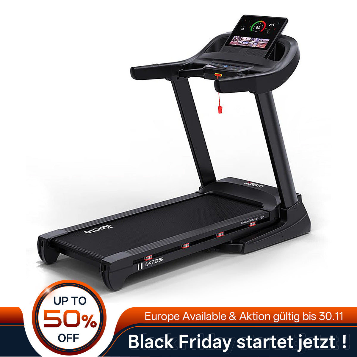 JOROTO DT35 Premium Stoßdämpfendes Laufband