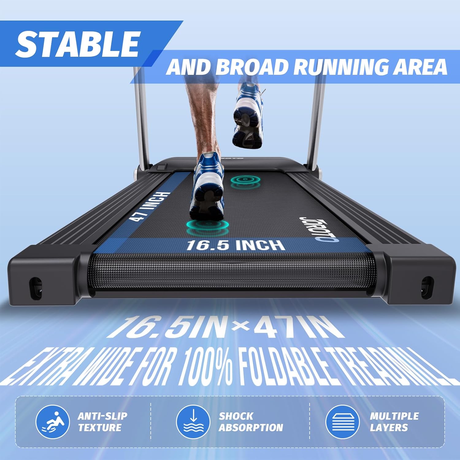 JOROTO F5 opvouwbare loopband