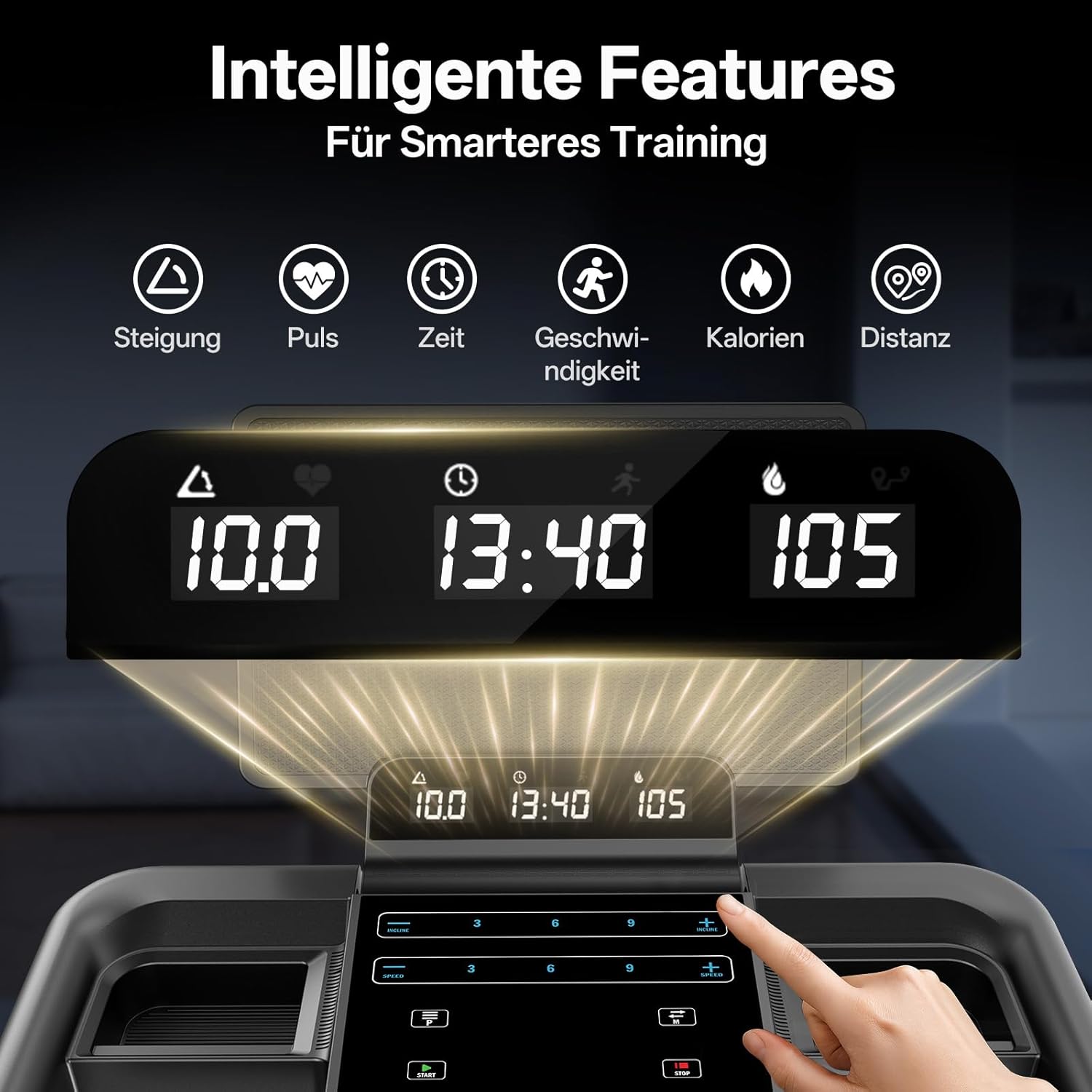 JOROTO F6 slimme loopband met Bluetooth & Kinomap-app