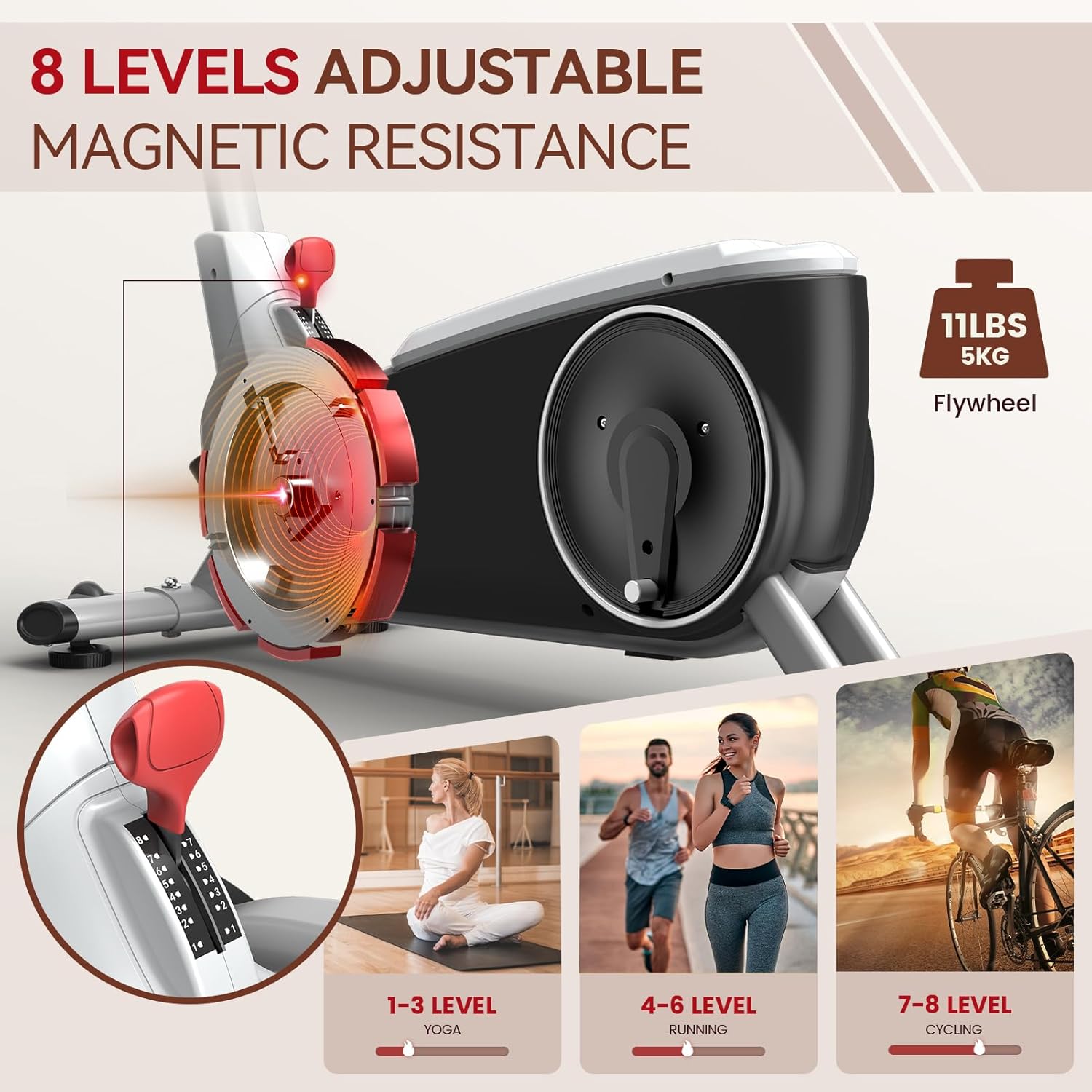 Vélo elliptique JOROTO JE30