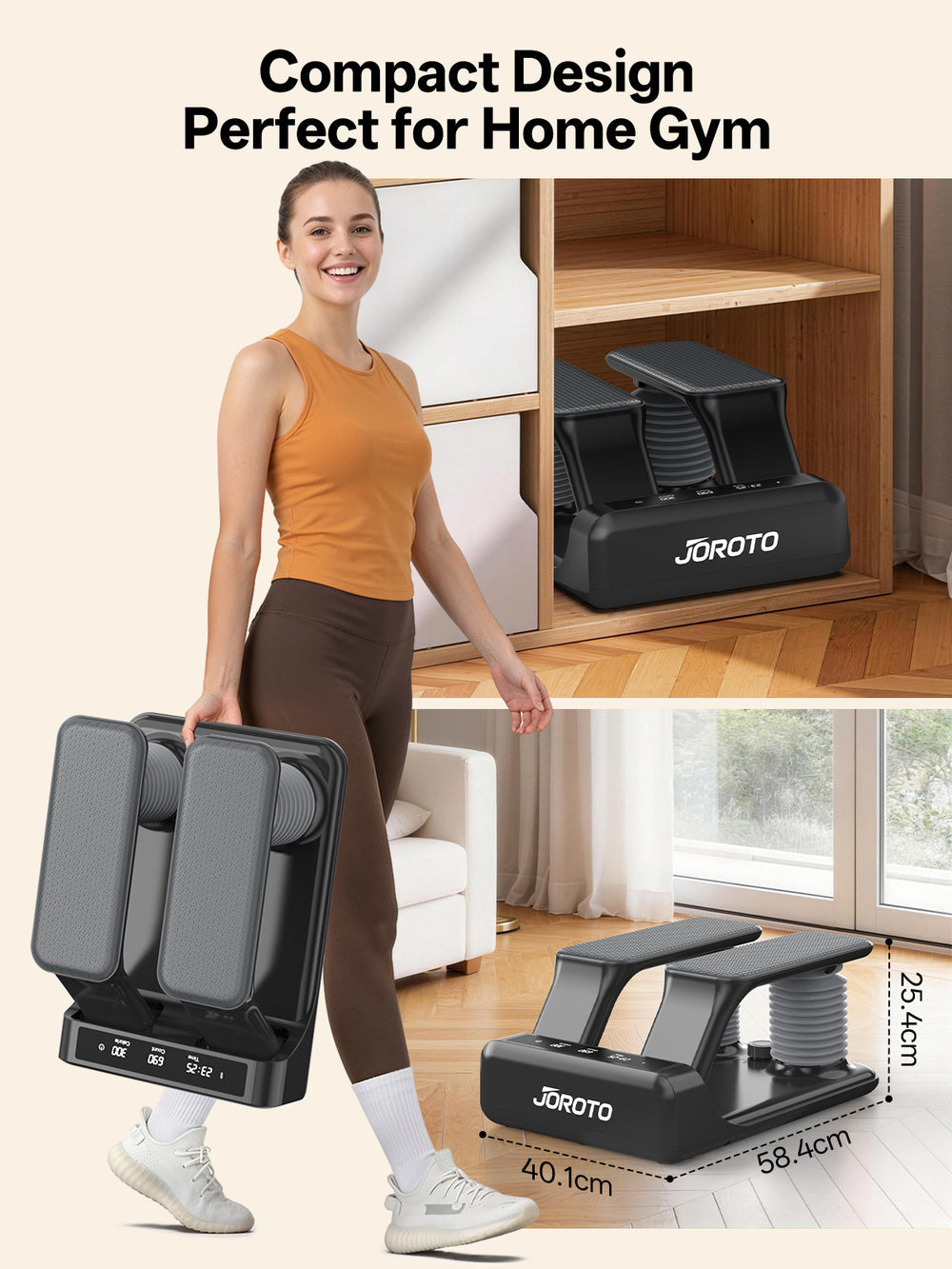 JOROTO JS300 Air Resistance Mini Stepper
