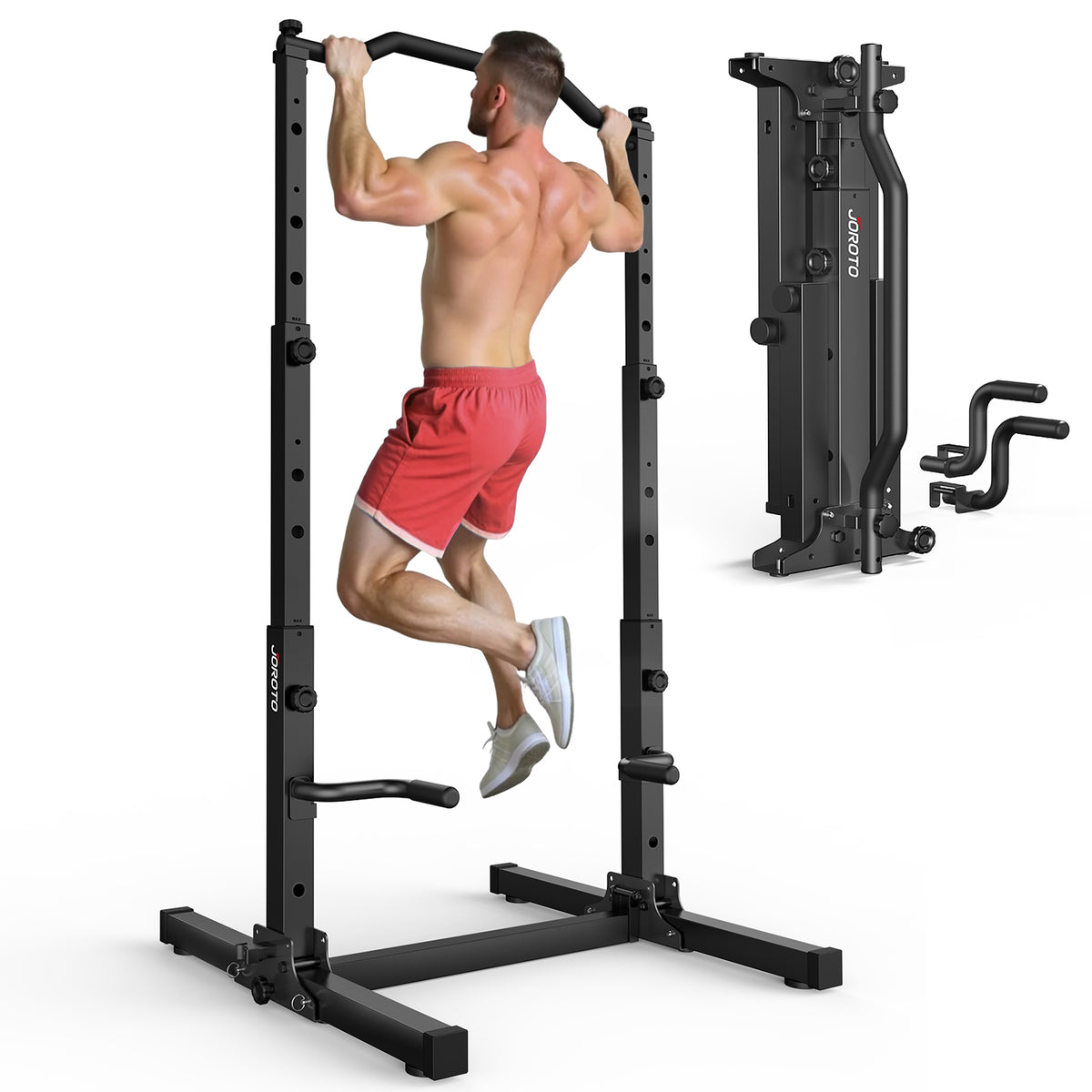 JOROTO JU30 Power Tower – Klappbar Pull-Up & Dip-Station