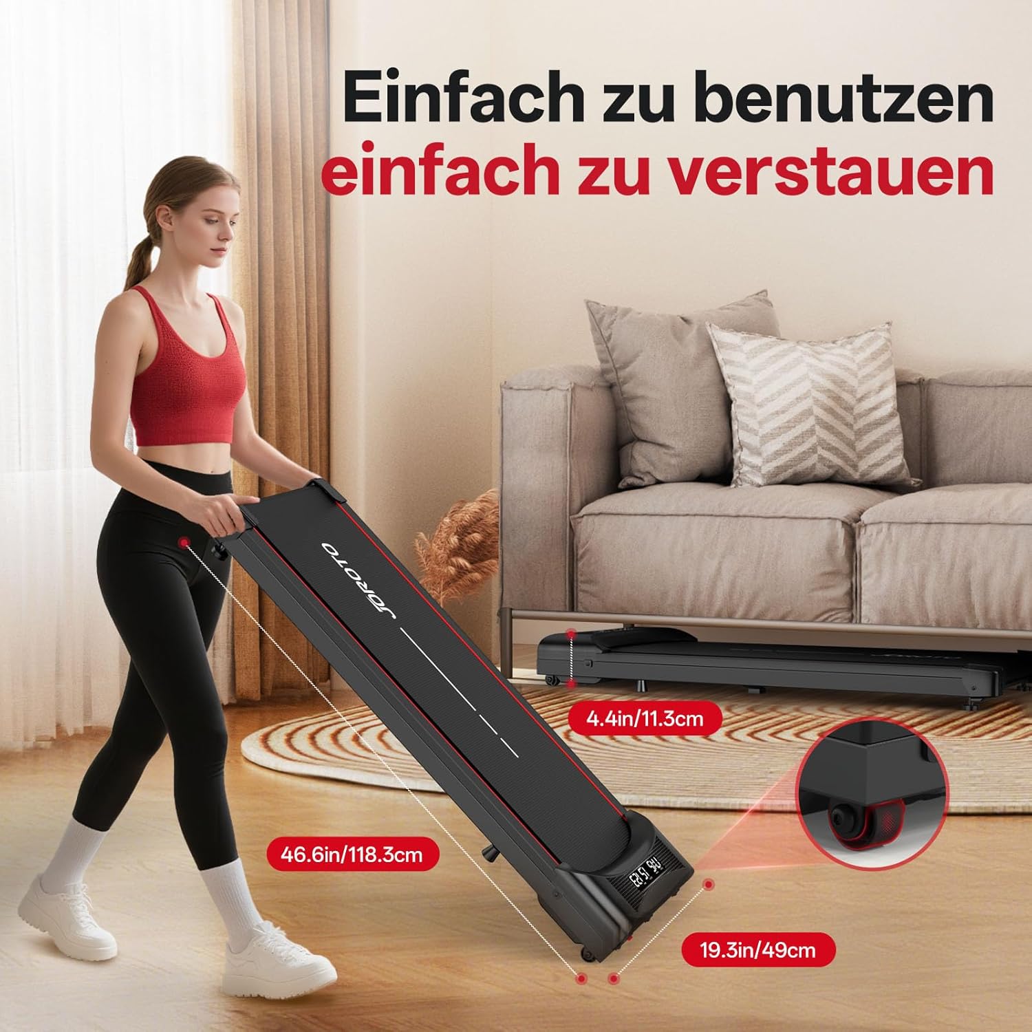 JOROTO JW20 3-in-1 Walking Pad Laufband