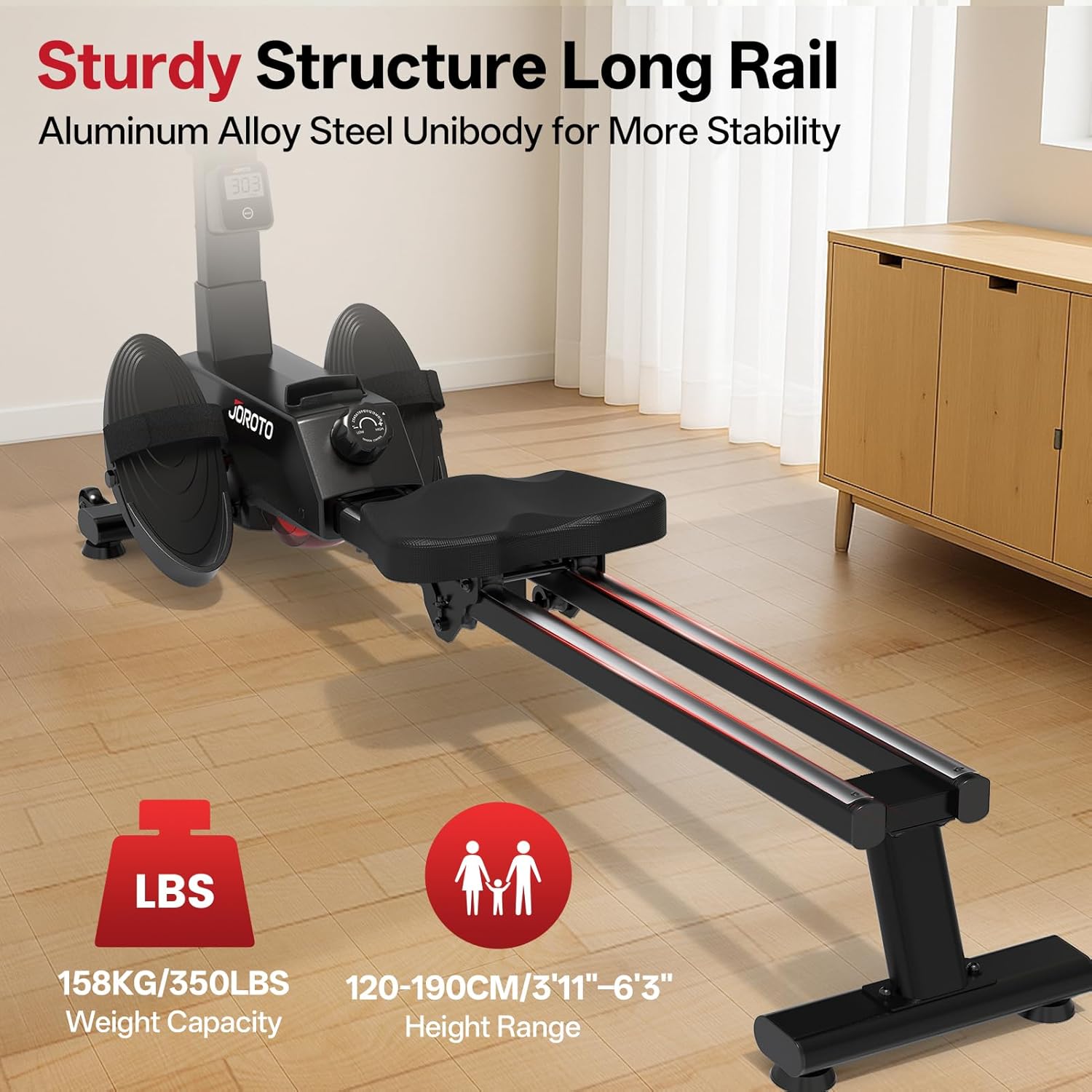 JOROTO MR19 Magnet-Rudergerät für zu Hause