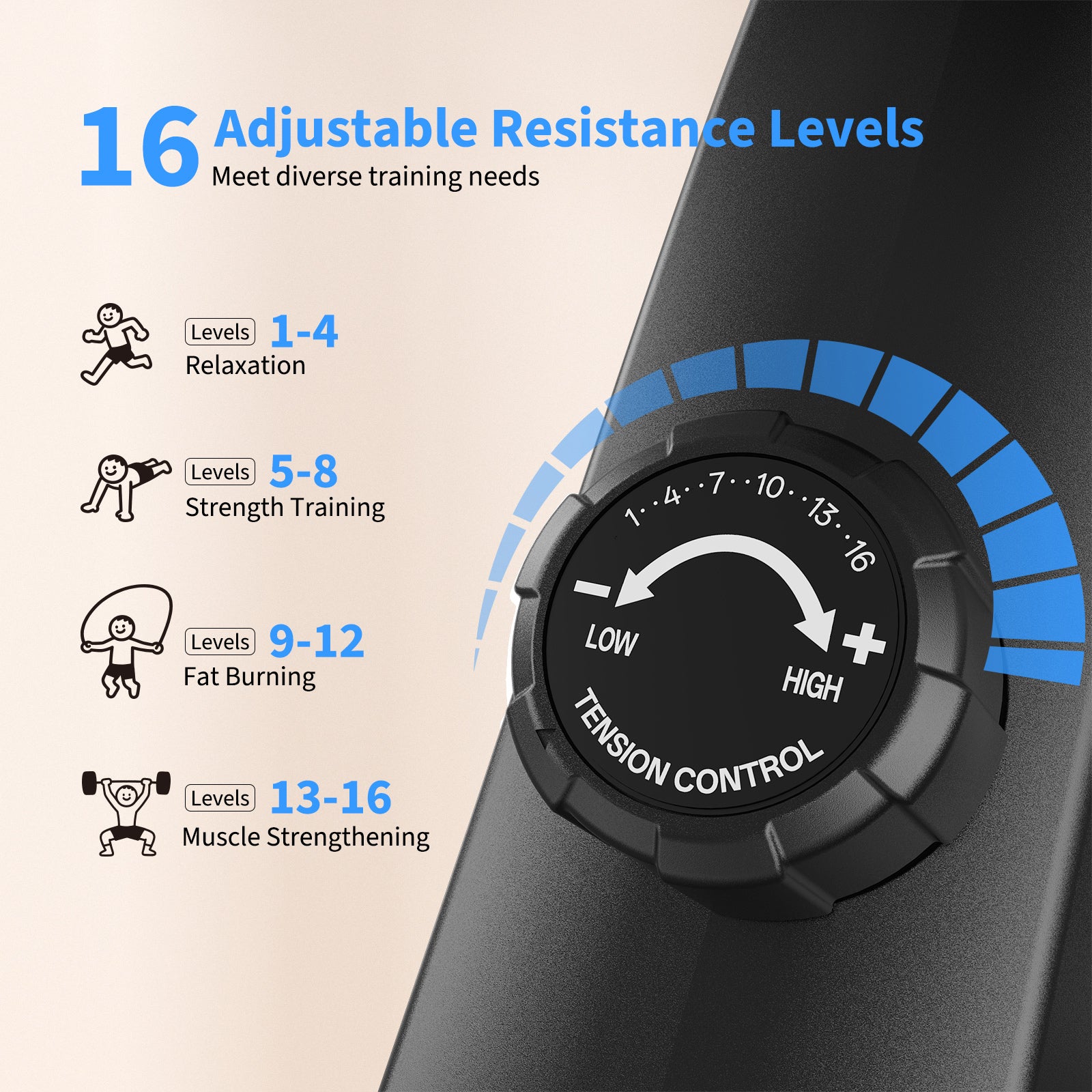 JOROTO MR30 magnetische roeitrainer – 16-niveaus stille weerstand met app, dubbele rail & onderhoudsarm ontwerp
