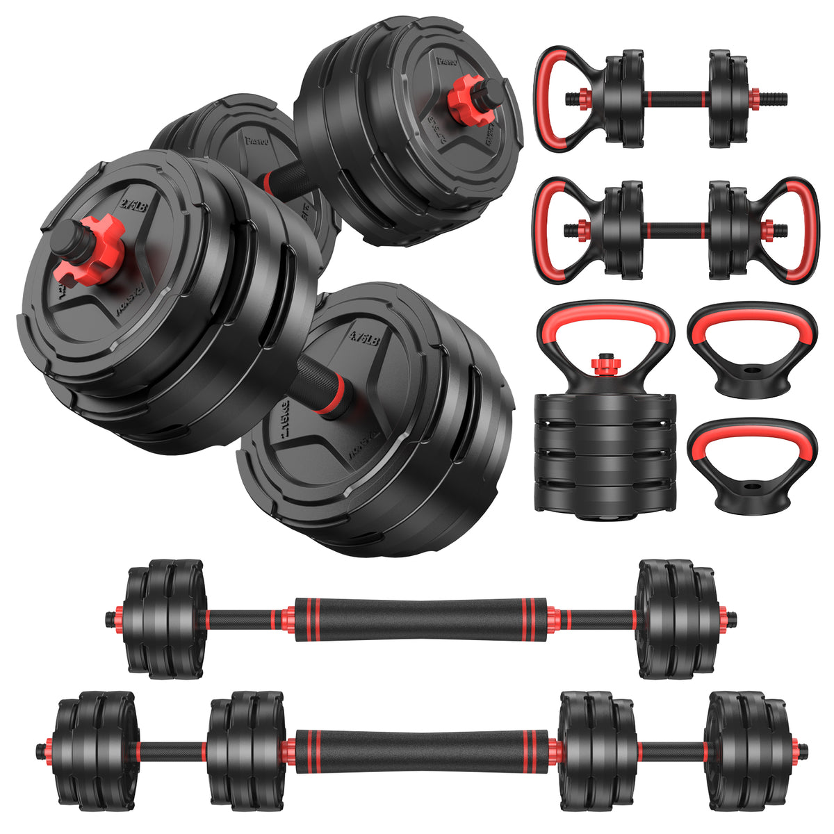 JOROTO Pasyou PD25 Adjustable Dumbbells Set for Home Gym