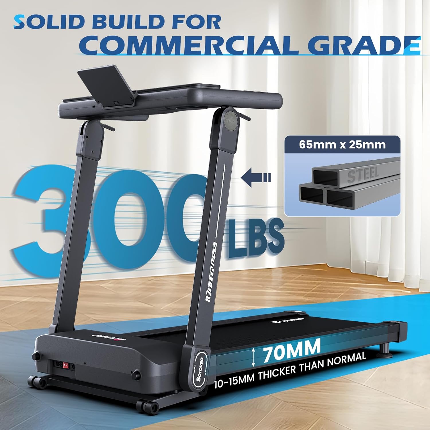 JOROTO BOTORRO R7 Cinta de Correr Plegable con Inclinación Automática del 18 % Inteligente