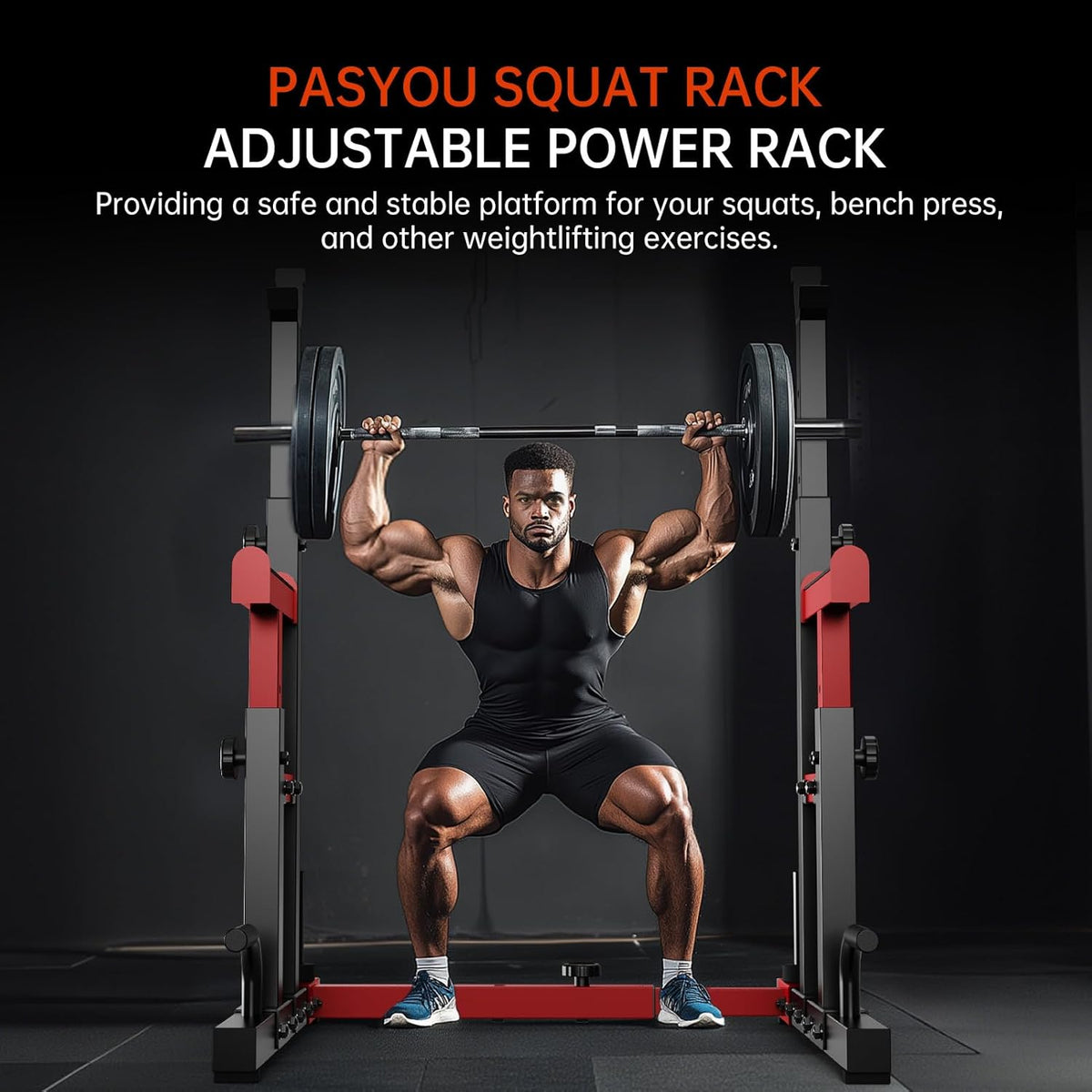 JOROTO Pasyou SR20 Squat Rack For Home Gym