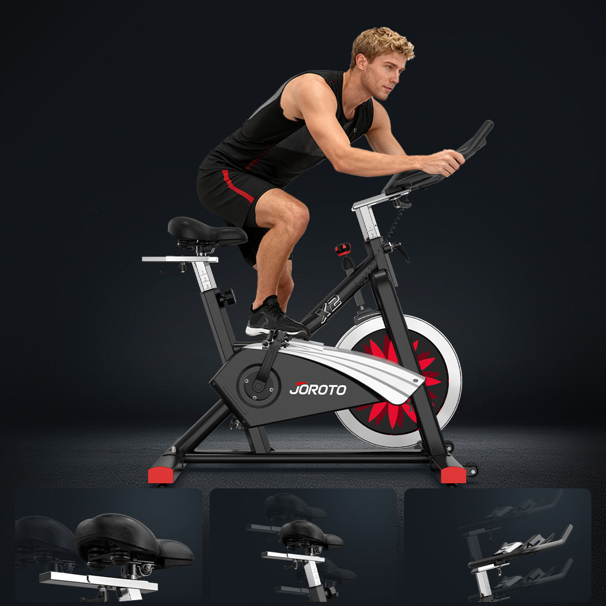 JOROTO X2 magnetische indoor cycling bike