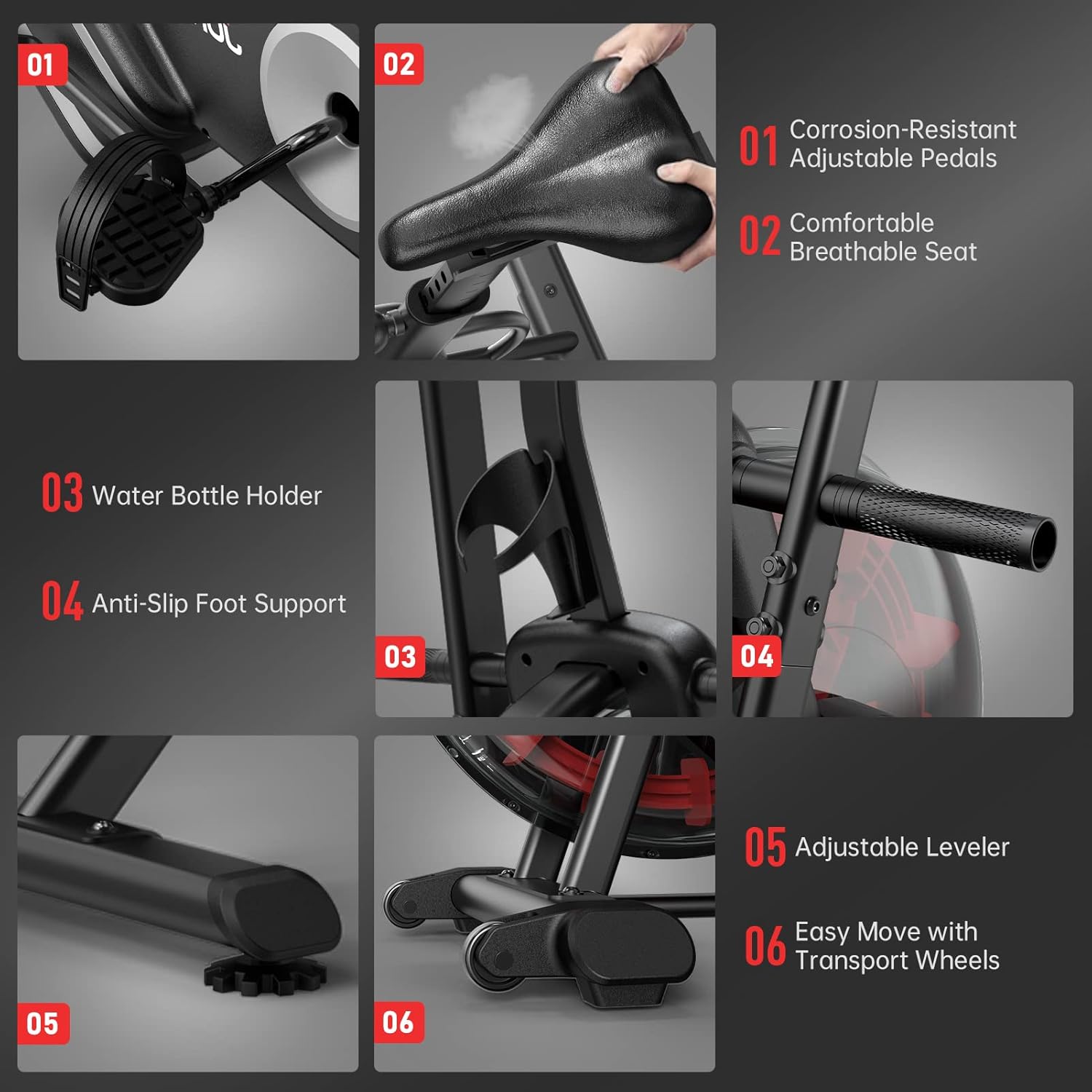 JOROTO XR5 Indoor Bike mit Wasserwiderstand